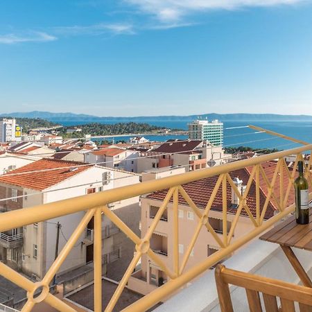 Vista Mare Apartment - 3 Bedroom, Sea View Makarska Kültér fotó
