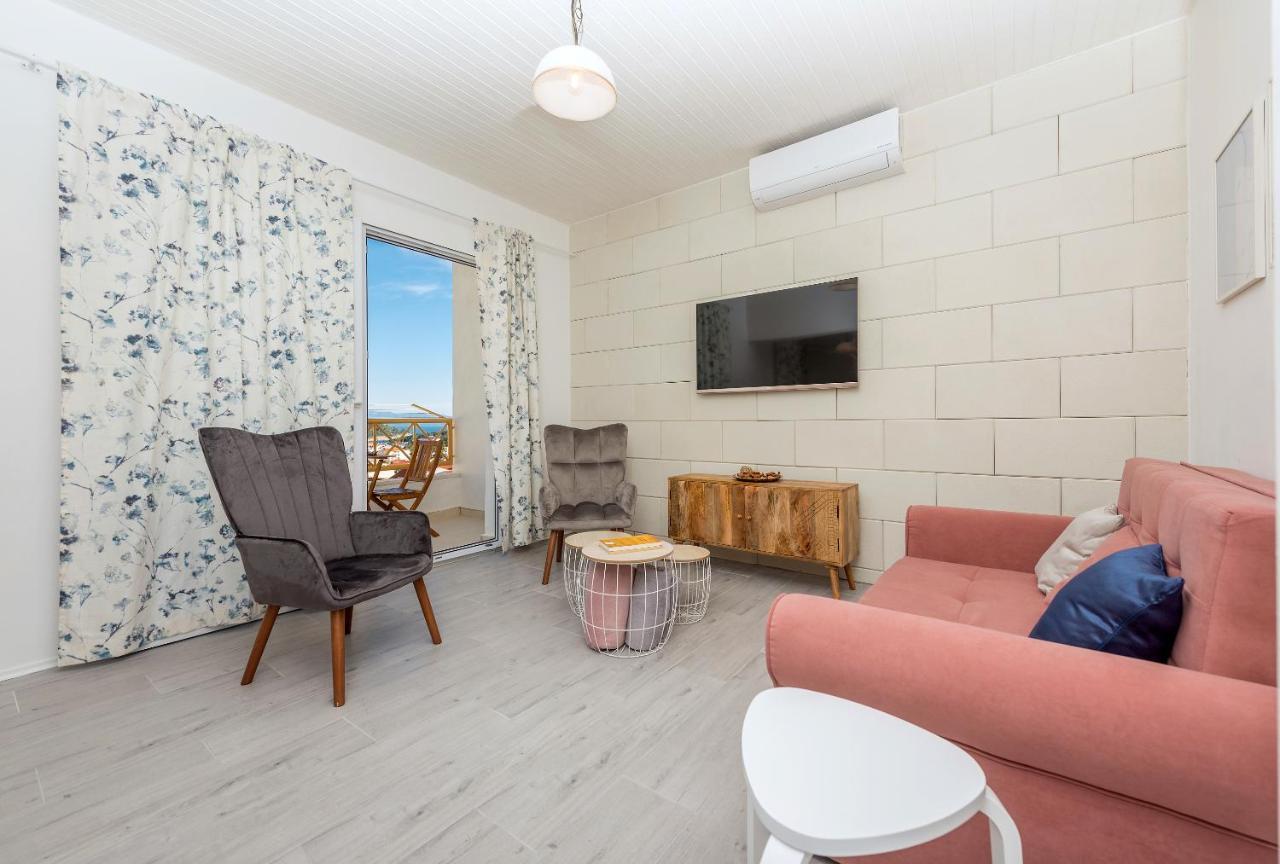Vista Mare Apartment - 3 Bedroom, Sea View Makarska Kültér fotó