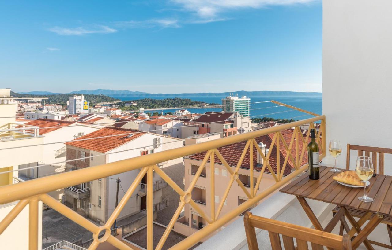 Vista Mare Apartment - 3 Bedroom, Sea View Makarska Kültér fotó